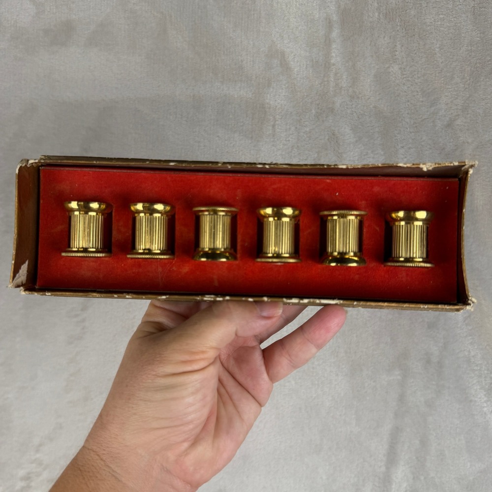Vintage jaco di Firenze Cigarette Snufferettes 60s Set of 6 from Italy